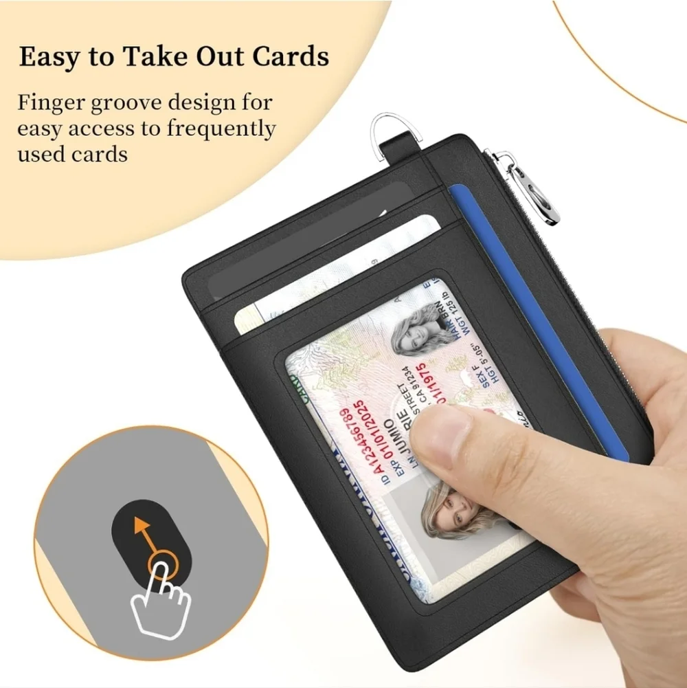 Black Wallet with Skeleton Design